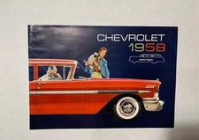 1958 Chevrolet Station Wagon Sales Showroom Brochure
