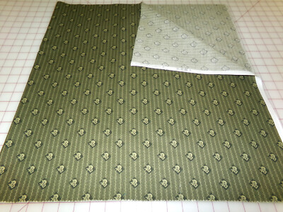 Green 1840-1880 Fabricby Maren Scott - Windham  #25895.  22x42. Washed. J25-718