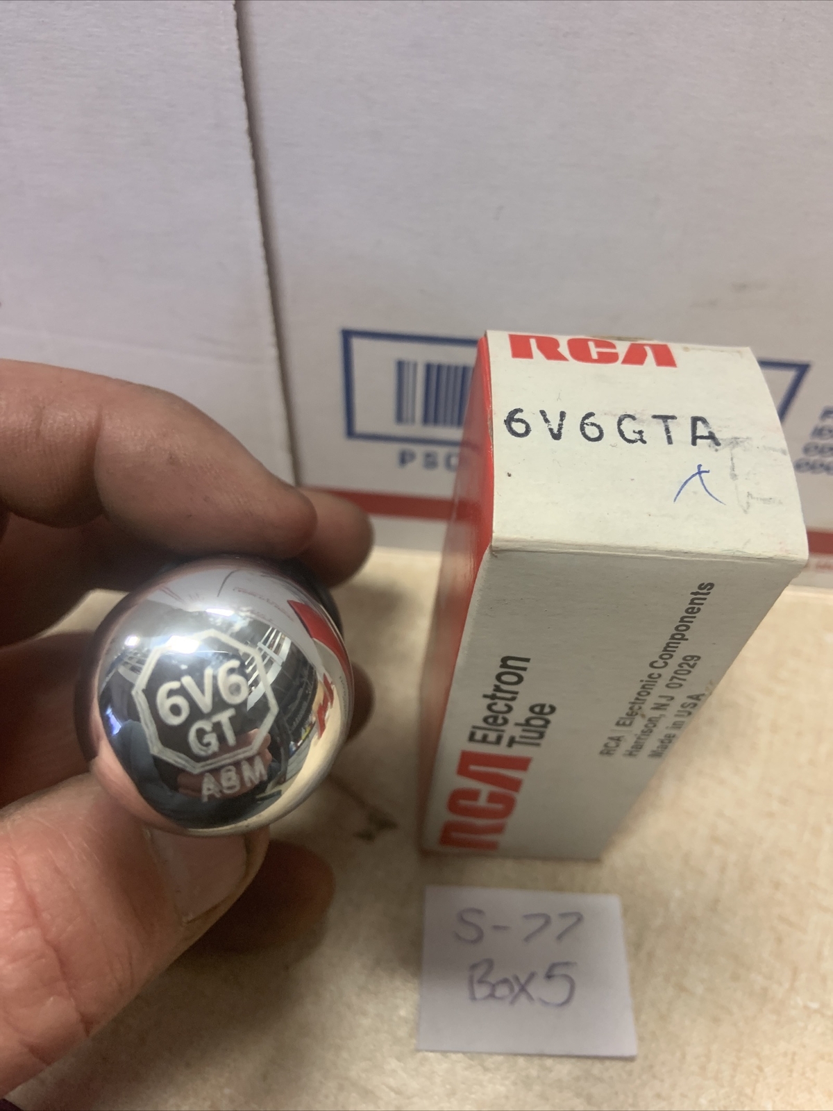 RCA 6V6 GTA 코인 베이스 진공관 1개-Freehip.co.kr