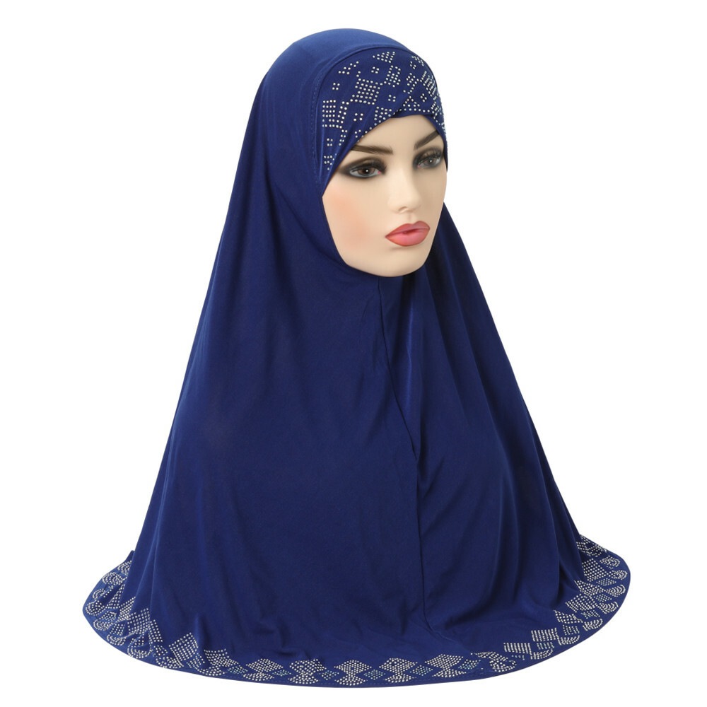 Girl's Aiyah Amira Hijab 1 Piece Lycra Pull On Headscarf MADE IN TURKE - Foto 8