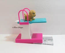 New Barbie Dreamhouse Adventures Swim ‘N Dive Puppy & Diving Board for Gift Play