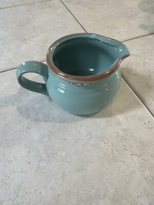 Noritake Boulder Ridge Round Gravy Boat Aztec Design, Turquoise