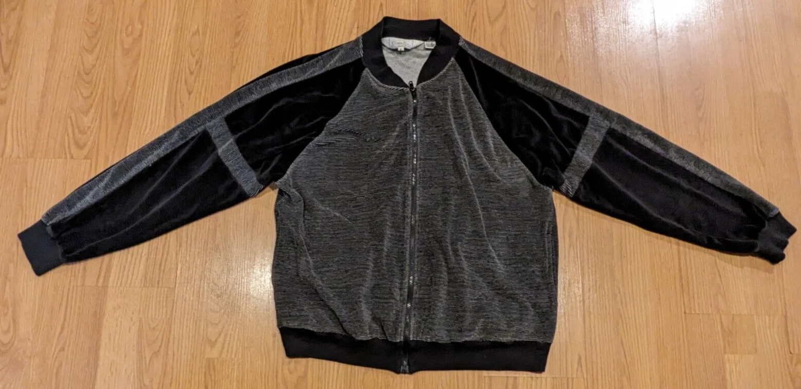 Giacca da pista uomo vintage Christian Dior Le Connaisseur in velluto XL