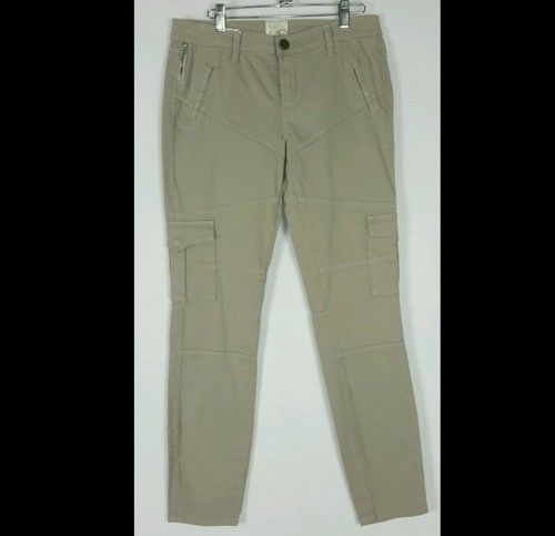 DYLAN GEORGE EVA SKINNY CARGO TWILL PANTS ** TAN KHAKI ONLY ** SZ 29 - NWT - Picture 2 of 3