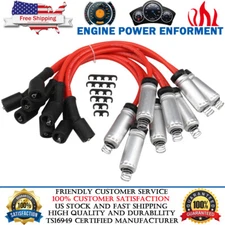 High Performance Spark Plug Wire Kit For Chevy Silverado GMC Sierra 5.3L 6.0L V8