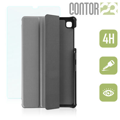 Smarte Schutzhülle Tasche +Schutzfolie GRAU 8.7'' Samsung Galaxy Tab A7 lite