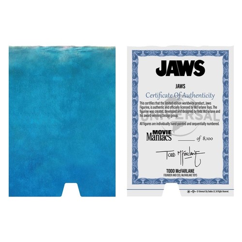 PRE ORDER McFarlane Jaws Movie Maniacs PVC Statue Jaws (50th Anniversary) 16 cm - Foto 10 di 14