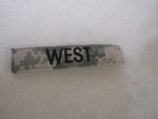 MILITARY PATCH HOOK AND LOOP ACU NAME TAPE WITH NAME WEST