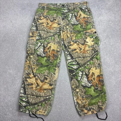 Pantalon Realtree adulte 42 x 32 vert charpentier camouflage année 2000 toile... - Photo 1/4