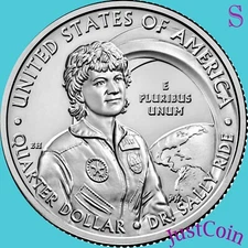 2022-S AMERICAN WOMEN PROGRAM Dr. SALLY RIDE UNCIRCULATED QUARTER