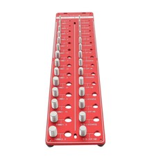 Inch and Metric 28 Thread Identifier Gauge Screw Nut and Bolt Thread Checker