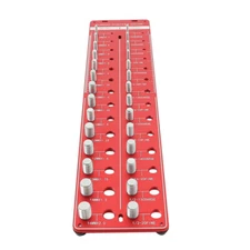 Inch and Metric 28 Thread Identifier Gauge Screw Nut and Bolt Thread Checker