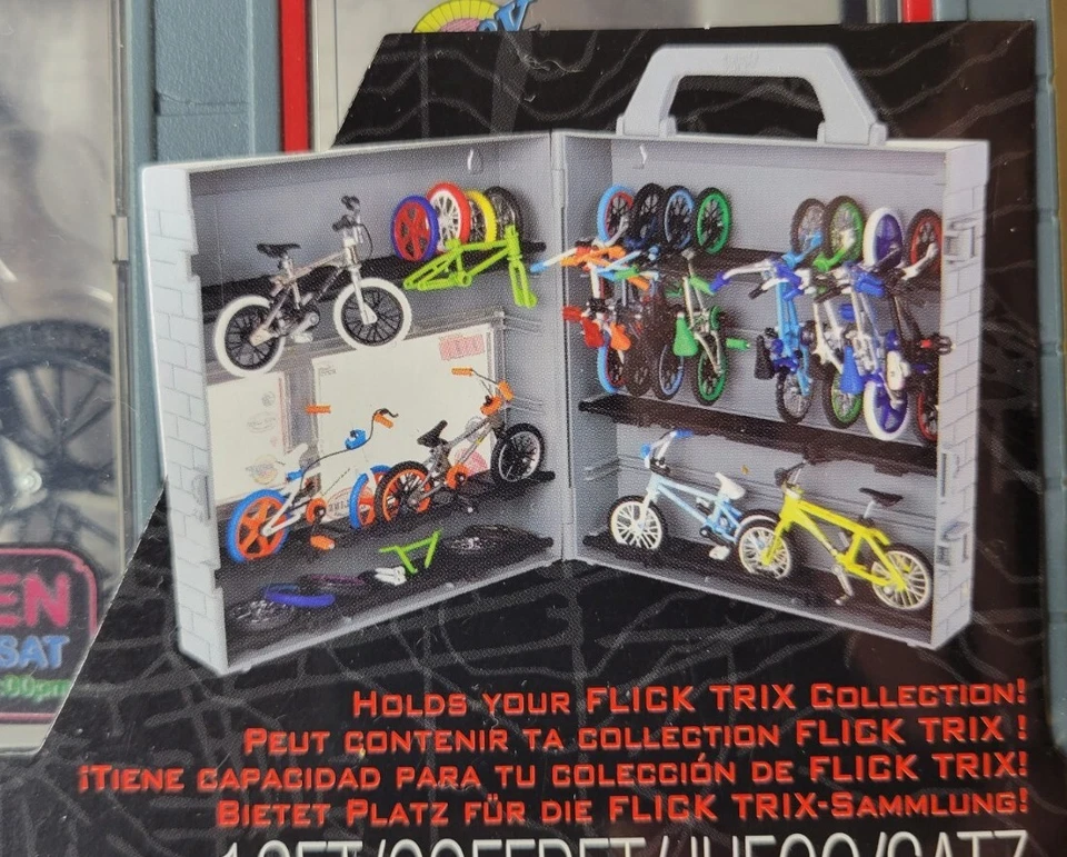 Flick Trix Bike Shop Sunday Display Case And Red BMX Bike BMX - Image 3 of 4