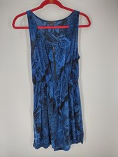 xxi Women's Dress S Blue/Black 022