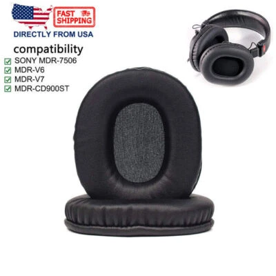 Replacement Ear Pads Cushion For Sony MDR-7506 MDR-V6 MDR-CD 900ST Headphones