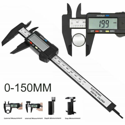 LCD 6'' 150mm Digital Messschieber Mikrometer Messgerät genaues Messwerkzeug