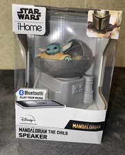 Star Wars Grogu Mandalorian The Child iHome Disney Bluetooth Speaker New Sealed