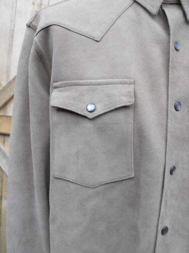 Polo Ralph Lauren Sport Suede Leather Western shirt/Jacket Size Large - Picture 4 of 7