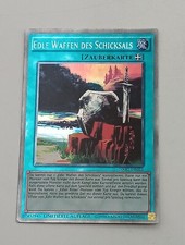 Yu-Gi-Oh Einzelkarte Edle Waffen des Schicksals bespielt