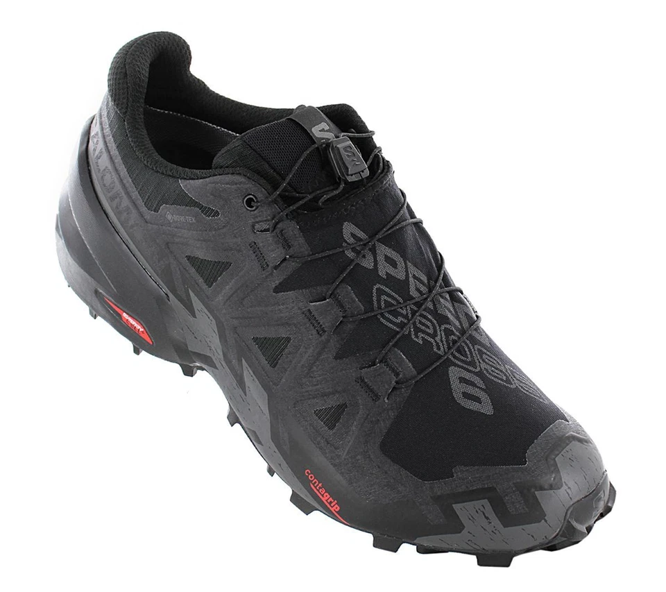 Salomon Speedcross 6 GTX - GORE-TEX - 417386 Herren Trail-Running Schuhe Schwarz - Bild 2 von 4