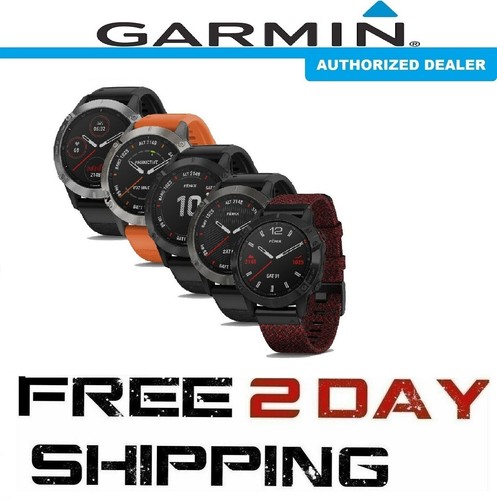 Garmin Fenix 6 Multisport GPS Watch / Standard, PRO or Sapphire Premium edition
