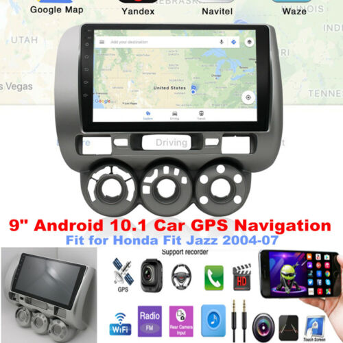 Beaten truck impact prevent 9" Android10.1 Car GPS Navigation Radio Wifi Player fit for Honda Fit Jazz  04-07 | eBay