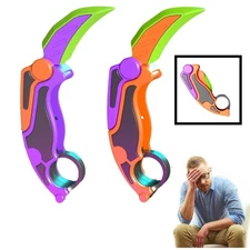 3D Printed Gravity Plastic Fidget Claw Knife Stress-Relieving Toy For Xmas Gift