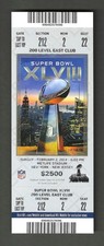 2014 Super Bowl XLVIII full ticket / Seattle's 1st Title & Only / #1 NFL Defense