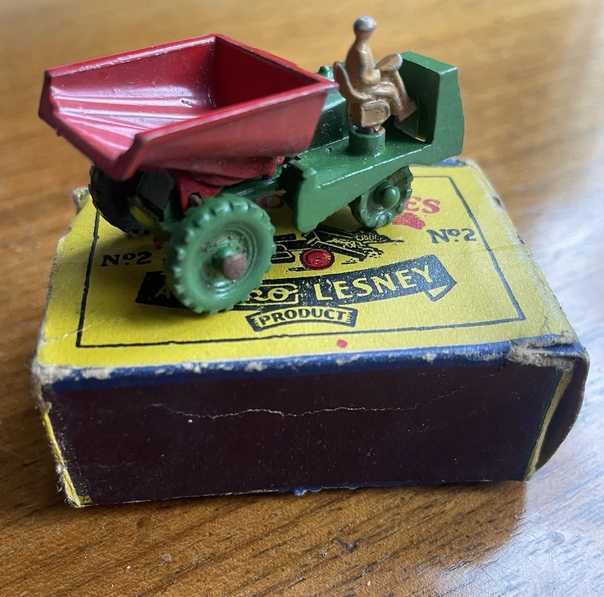 Matchbox Lesney - Muir-Hill Dumper N°2 Verte - Neuf Dans Sa Boîte D'origine