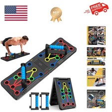 Solid Push Up Board 15 in 1 Home Workout Equipment Multi-Functional Pushup St...