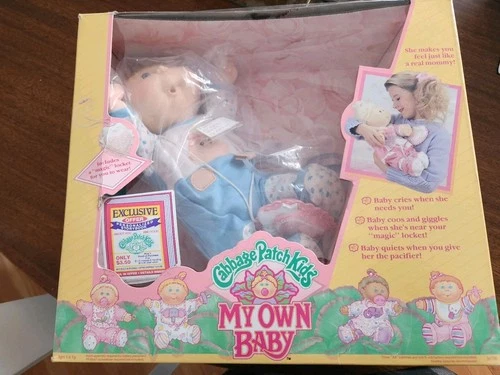 Cabbage Patch Kids My Own Baby Doll Vintage 1st Addition 1990 New In Box