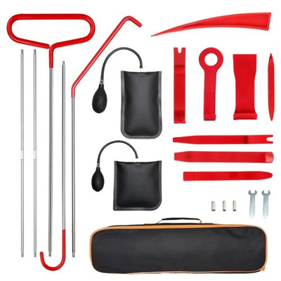 #ad 21 PCS Car Door Tool Kit Inflatable Air Pump Auto Window Door Open Fixing $47.48