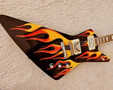 Hamer Electric Guitar, Flamed In Brand New Never Played Perfect Condition.