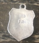 Vintage Chiemsee 800 Silver Travel Shield Enamel Bracelet Charm EHj — photo 10
