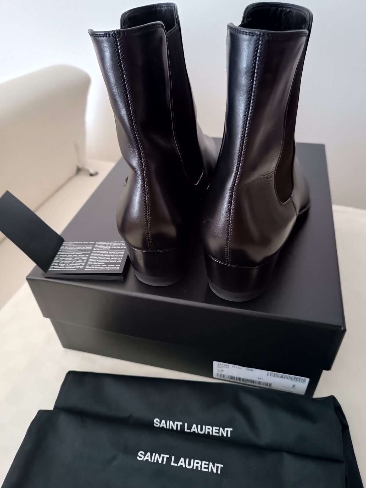 Saint Laurent Stivaletti Uomo