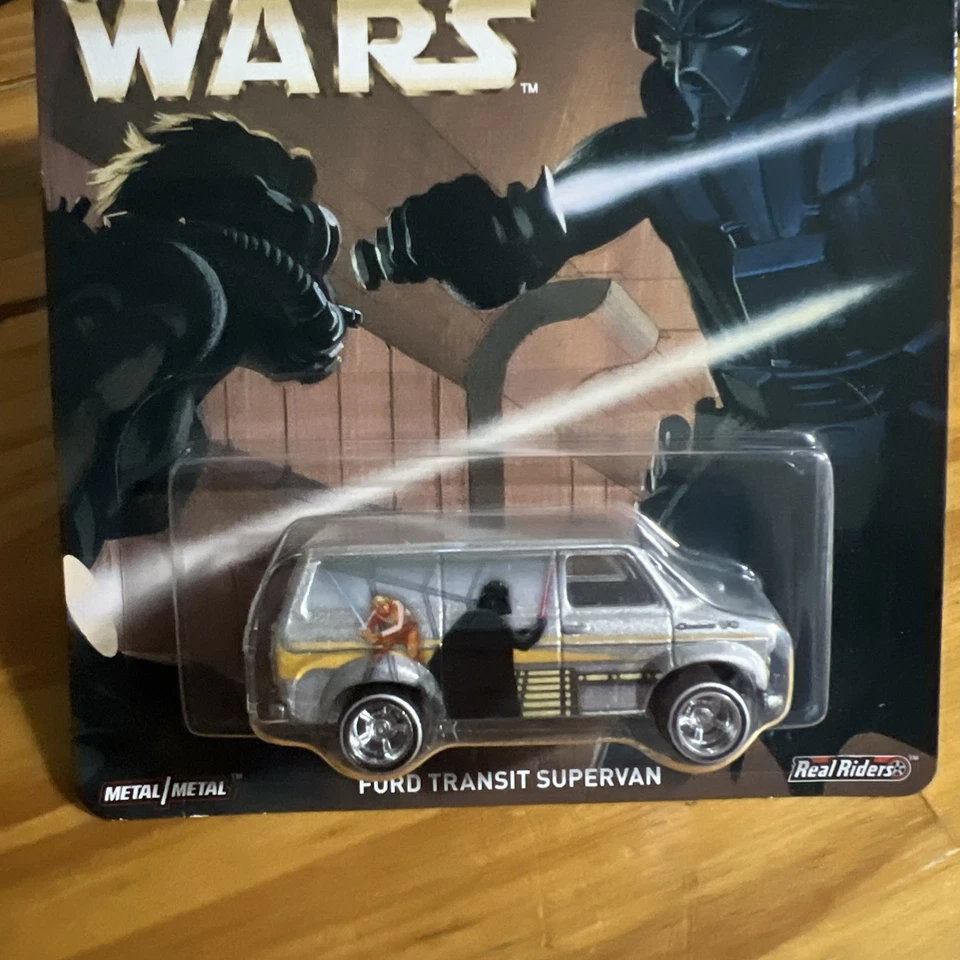 2016 Hot Wheels 星球大战 Ralph McQuarrie 银色福特 Transit Supervan 压铸 — 第 3/3 张图片