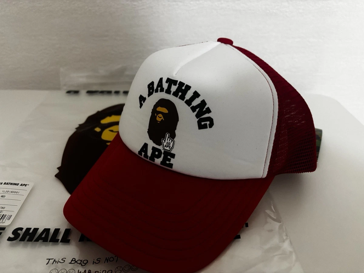 A Bathing Ape Red Hats for Men for sale | eBay