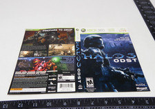 OEM Halo 3 ODST Xbox 360 Cover Artwork Art No Case Game