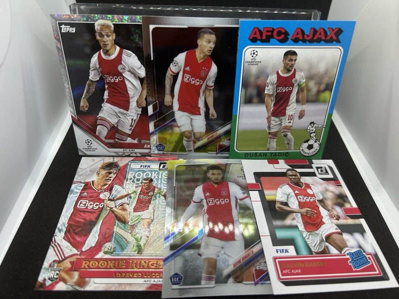 AFC Ajax Lot Antony RC Tadic Rensch Bassey Lucca Topps Chrome Donruss