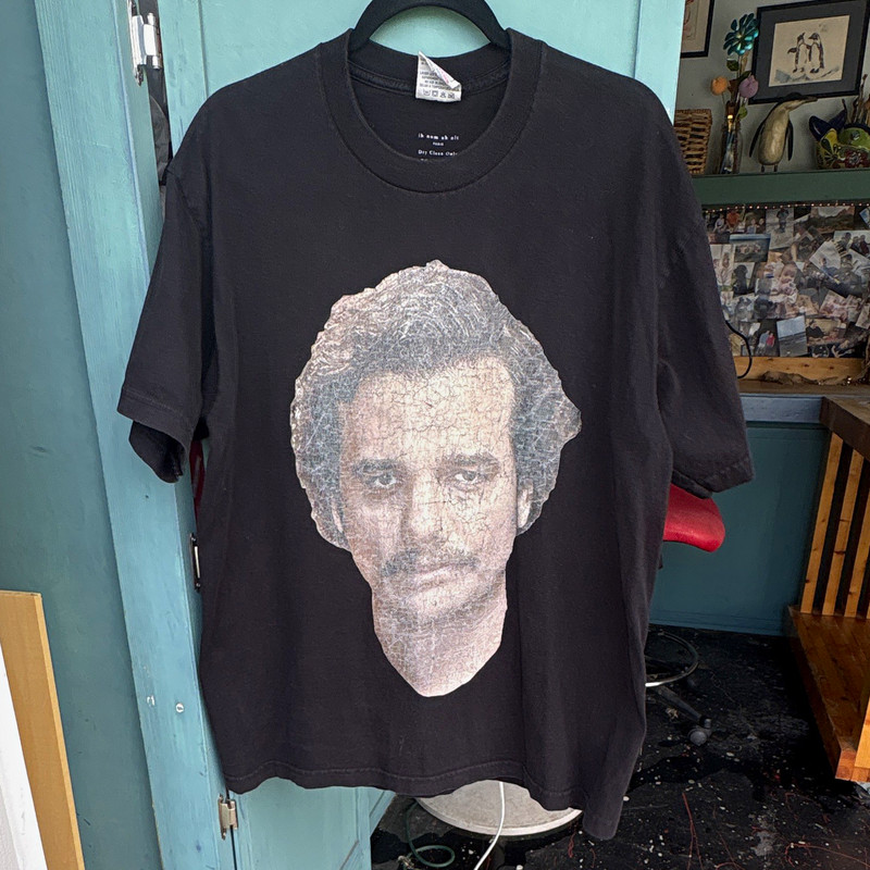 IH NOM UH NIT Paris Edgar Allan Poe Graphic T-Shirt Black Men’s XL Made in Italy