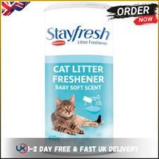 Bob Martin Cat Litter Freshener Powder, Baby Soft Scent 400g UK 7.48 per kilo