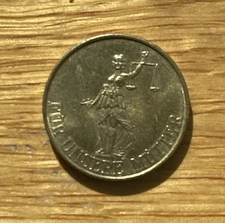 GERMANY LUCKY PENNY GLÜCKSBRINGER FRANKFURT GOOD LUCK TOKEN COIN