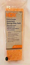 NEW~HDX Extra Large Automatic Sponge Mop Refill 11" Type J Orange New Sealed USA