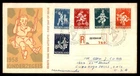 Mayfairstamps Netherlands FDC 1958 Kids Playing Registered Zevenaar First Day Co