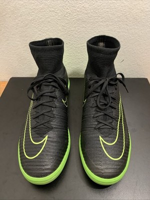 Nike Mercurialx Proximo II IC 831976-034 Black boots Cleats Soccer Sz 12