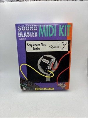 Creative Labs Inc Sound Blaster Midi Kit Sequencer Plus Junior Voyetra Open Box