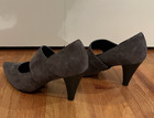 Gabor Women's Gray Suede Heels Slip On Sz 7.5 Samtchevreau Zinn New In Box — photo 5