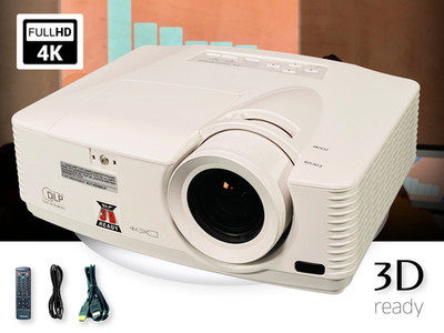 PC 3D Ready DLP Projector for Conferences & Seminars 3500 Lumens 10W Speaker  