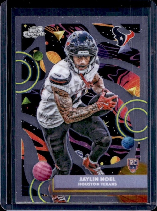 2025 Topps Cosmic Chrome Jaylin Noel RC Rookie #141 Texans