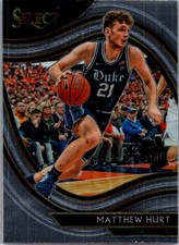 2021 Panini Select Draft Picks #299 Matt Hurt Duke Blue Devils